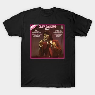 Cliff Richard Live Album Cover. T-Shirt